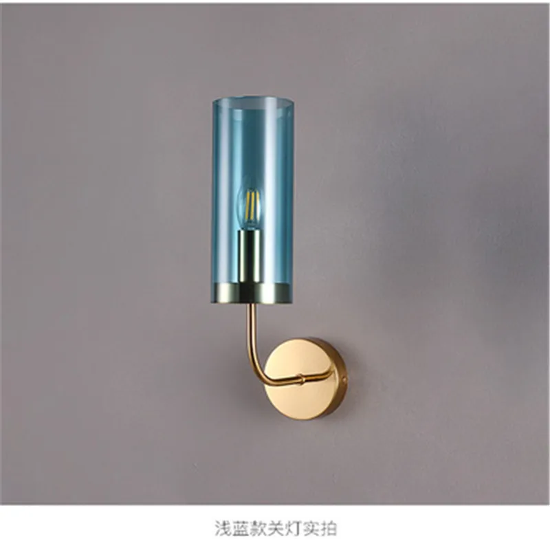 1/2 настенный стеклянный светильник в нордическом минималистичном стиле