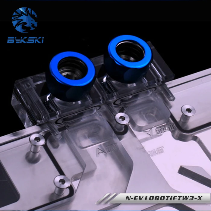 N-EV1080TIFTW3, Bykski водяное охлаждение GPU Блок воды для EVGA GTX1080Ti FTW3 игровой компьютер VGA Охладитель часть