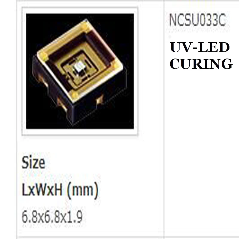 NICHIA УФ светодиодный NCSU033C U365nm отверждения клей печать покрытие