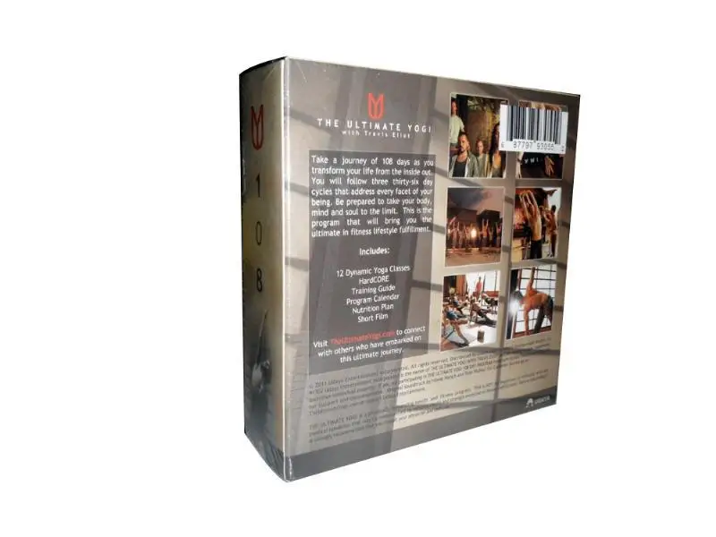 Free Shipping Brand New The Ultimate Yogi 108 Day YOGA 12 DVD Set - Fitness Workout Weight Loss Exercise Product AR TOY |