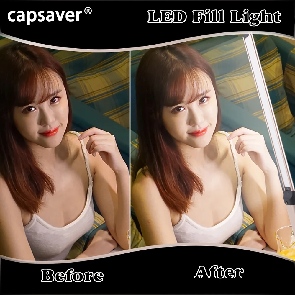 Профессиональная Светодиодная лампа capsaver для фотографии 96 светодиодов 5500 K CRI 90