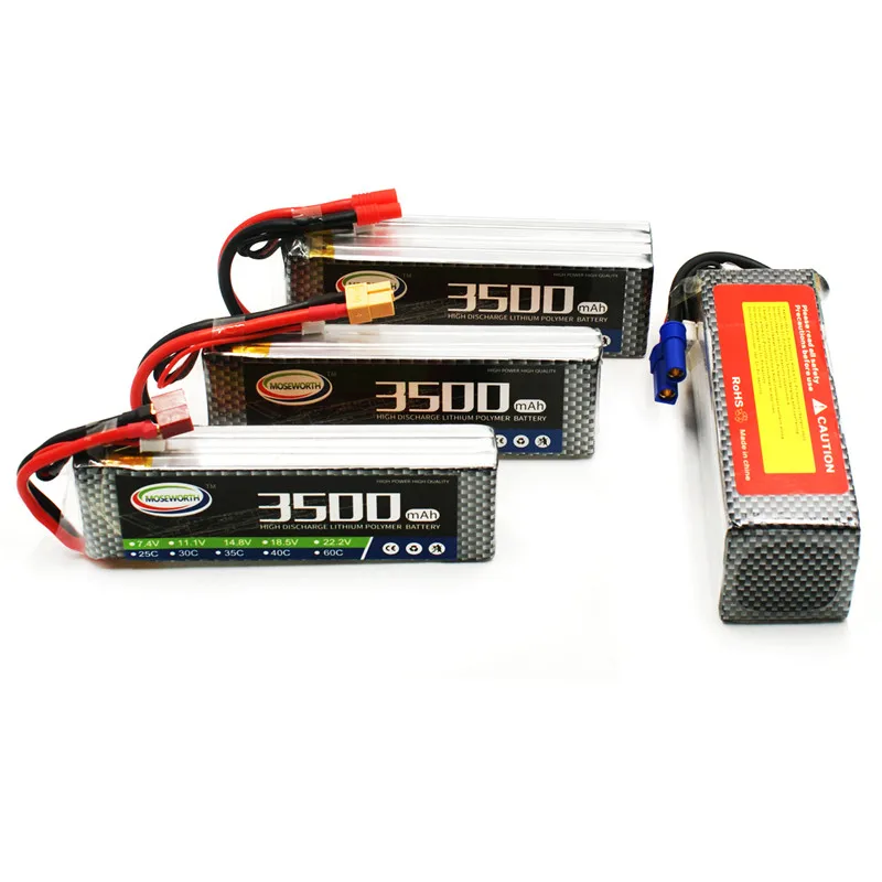 Moseworth 4S RC Lipo Батарея 14.8 В 3500 мАч 25C для самолета вертолета Quadcopter дроны самолет Акку