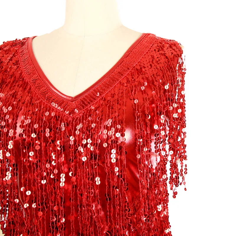 BLINGSTORY Flapper одежда для женщин Vestido блестящее платье с кисточками