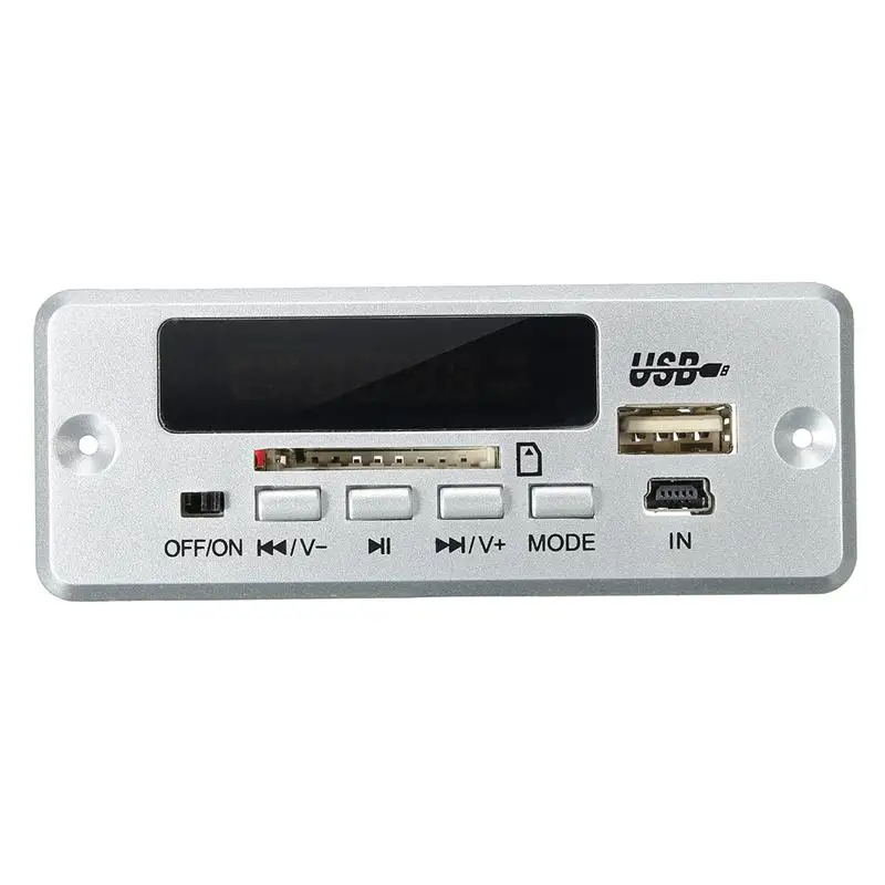 LEORY беспроводной bluetooth MP3 WMA радио FM декодер доска 12V5V Универсальный аудио усилитель плата модуль с USB TFCard для автомобиля