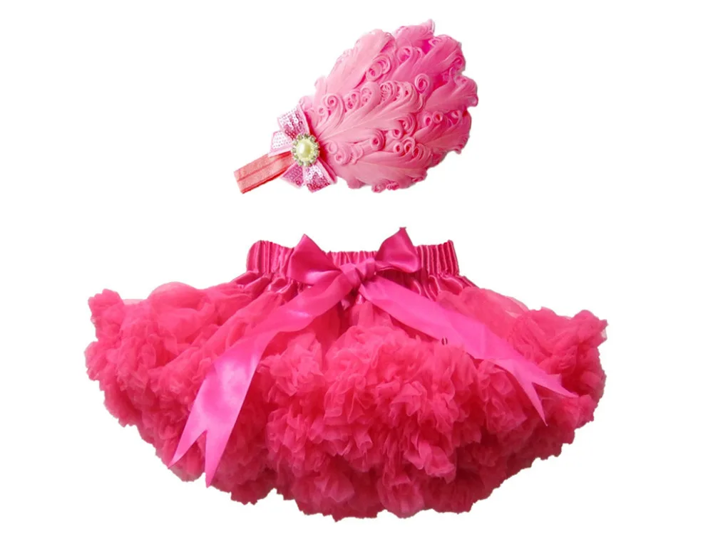 2019 Лидер продаж высокое качество наряд для девочек детские Юбка с перьями