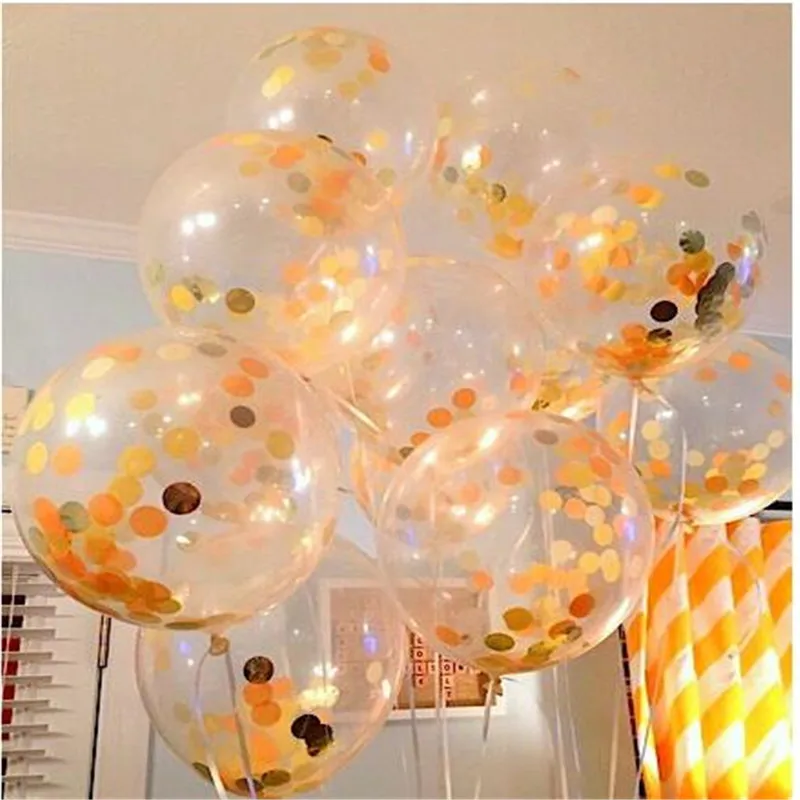 12 дюйм(ов) конфетти шары 50 шт. латексные праздничных вечеринок Свадебный номер