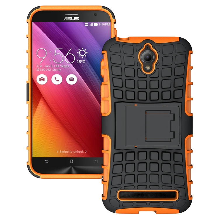 Hybrid Hard Case on for Asus Zenfone Go ZC451TG Z00SD Silicone Bumper Rugged Shockproof Cover ZenFone 4.5 |