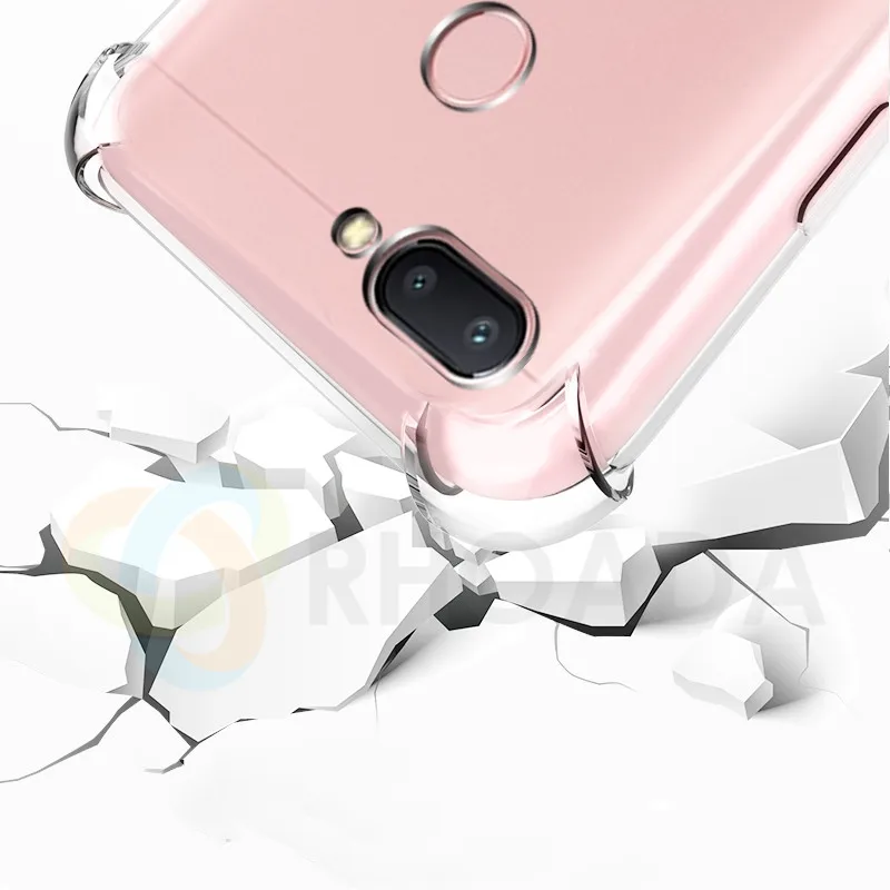 Мягкая кожа Гибкая бампер ясности TPU чехол для Xiaomi Redmi Note 5A прозрачные мягкие Coque