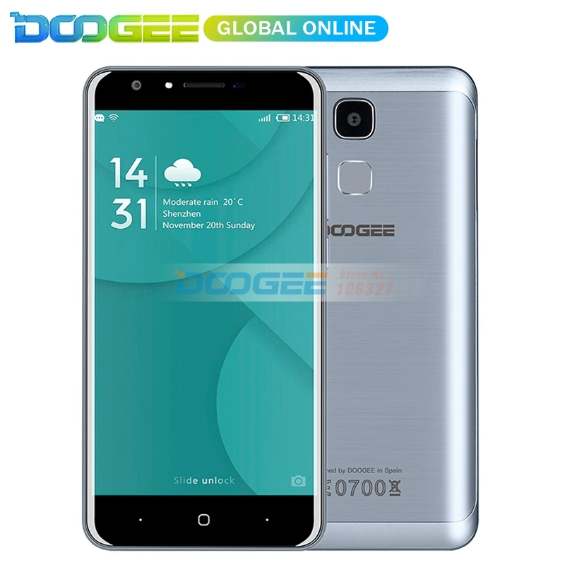 Новое поступление! оригинал Doogee Y6C 5 дюймов HD 2 ГБ Оперативная память 16 Встроенная