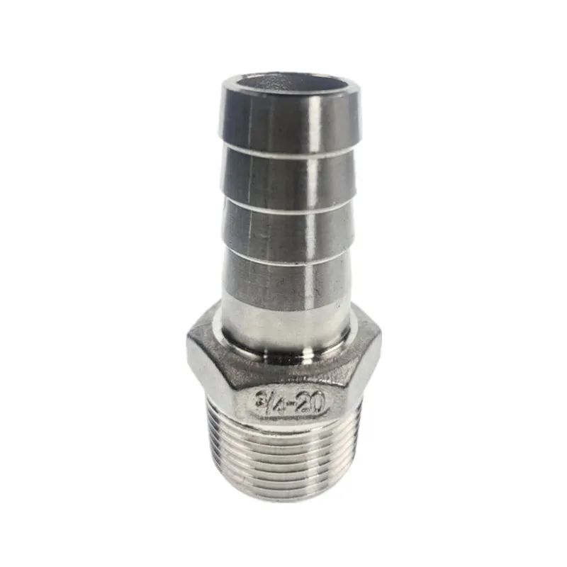 

BSP Male Straight Hose Barb Joint Pipe Connection 304 Stainless Steel Connector Fittings