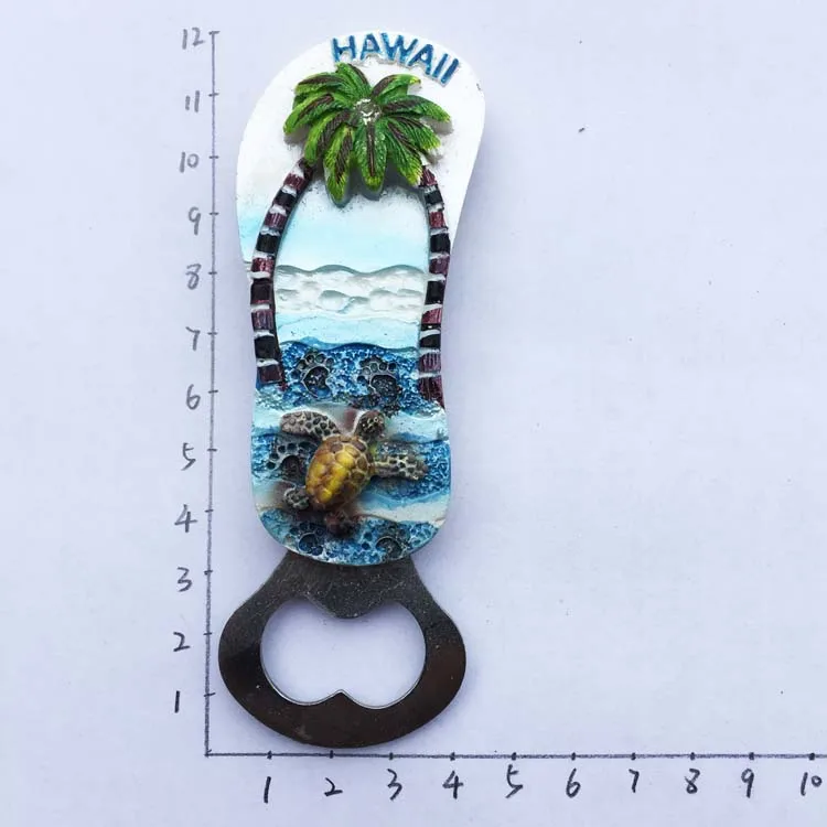 Гавайская пляжная обувь США креативный открывалка для бутылок сувенир