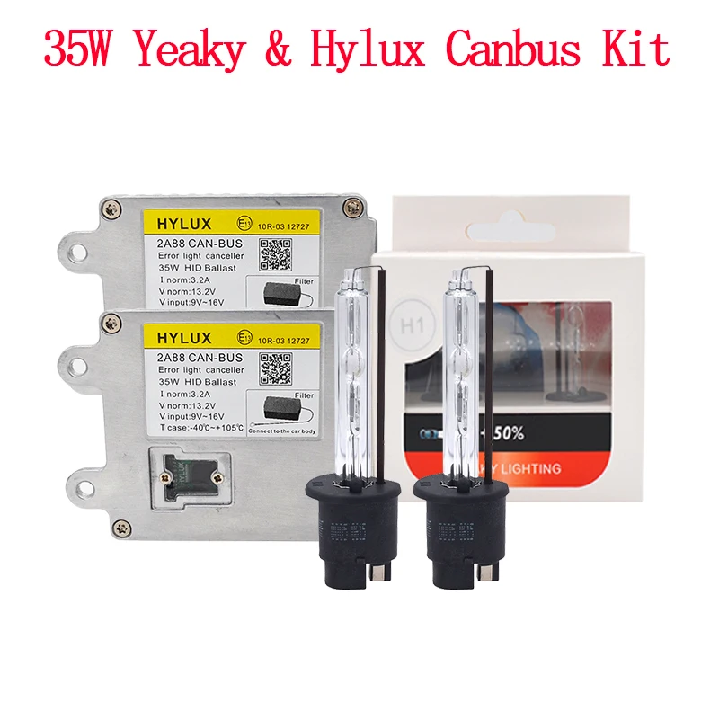 4500 K 5500 K 6500 K Canbus HID Xenon комплект Yeaky H1 H3 H7 H11 9005 9006 D2H хайлюкс 2A88 Canbus спрятал балласт 35 Вт Yeaky HID ксеноновая лампа