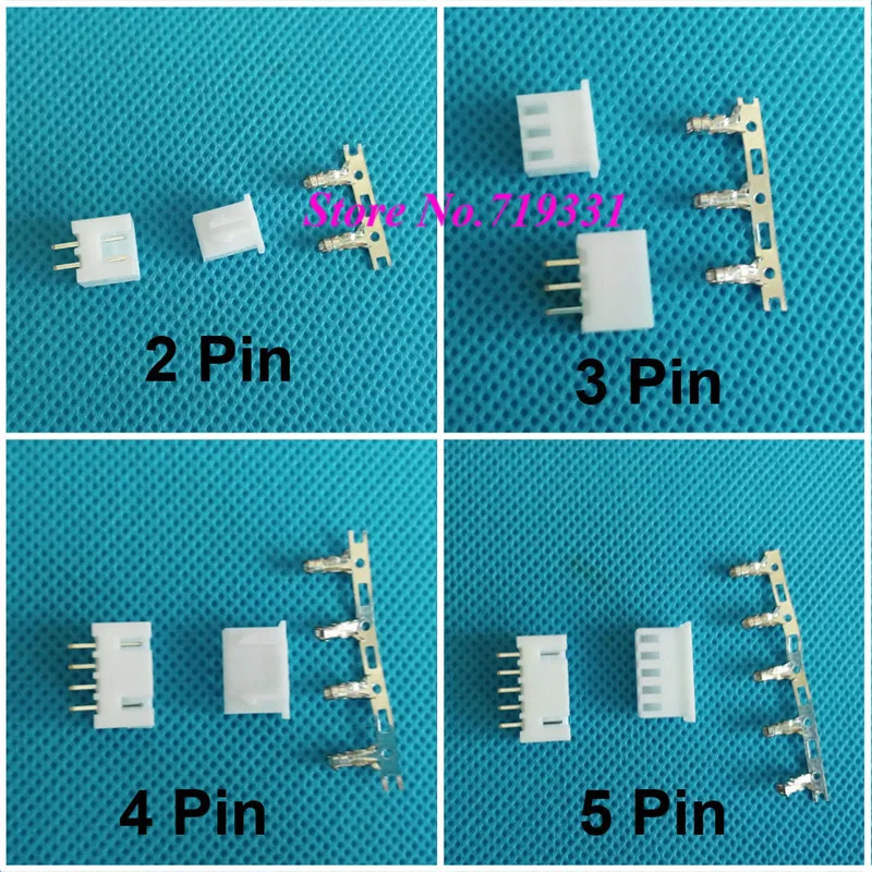 50 комплектов XH 2 54 мм 2/3/4/5/6/7/8/9/10pin JST Штекерный разъем гнездо обжимы DIP 3P|male connector|xh