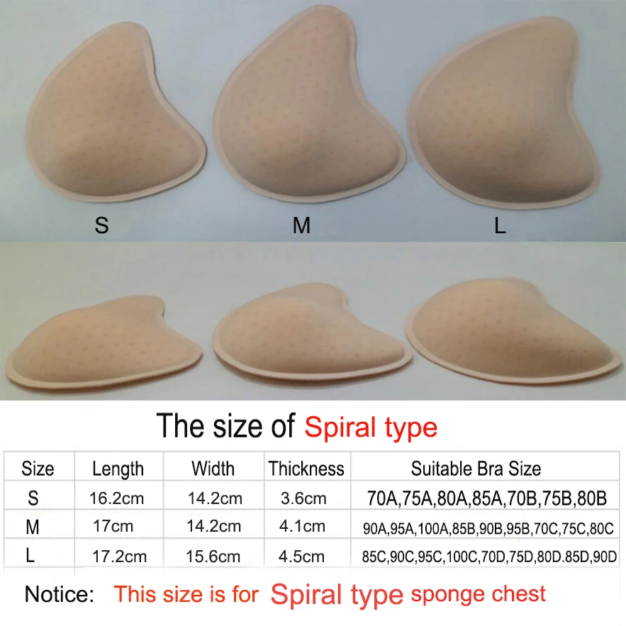Спиральная послеоперационная поддельная грудь легкая губка проветриваемая