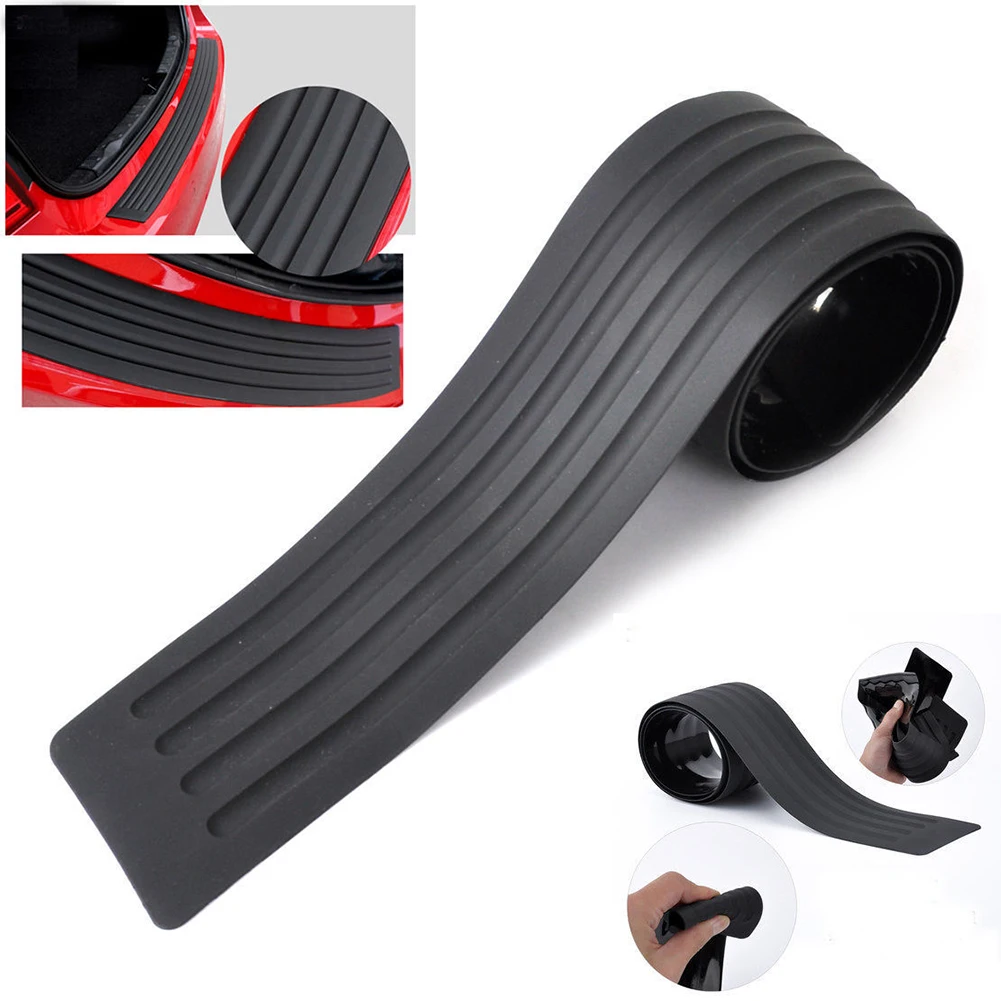 С крышкой Защита от царапин Автомобильный задний резиновый бампер коврик