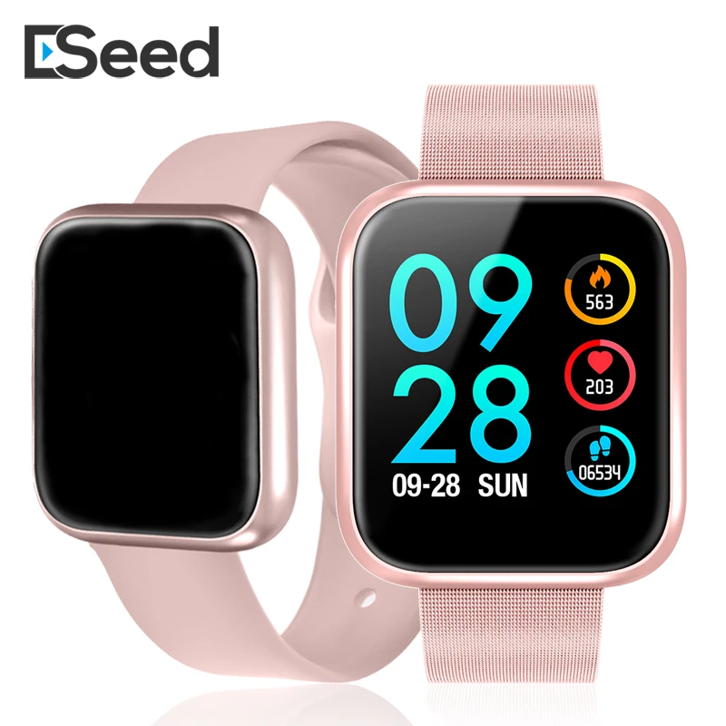 ESEED P70 Смарт часы IP68 BT4.0 15 дней в режиме ожидания смарт браслет сердечного ритма