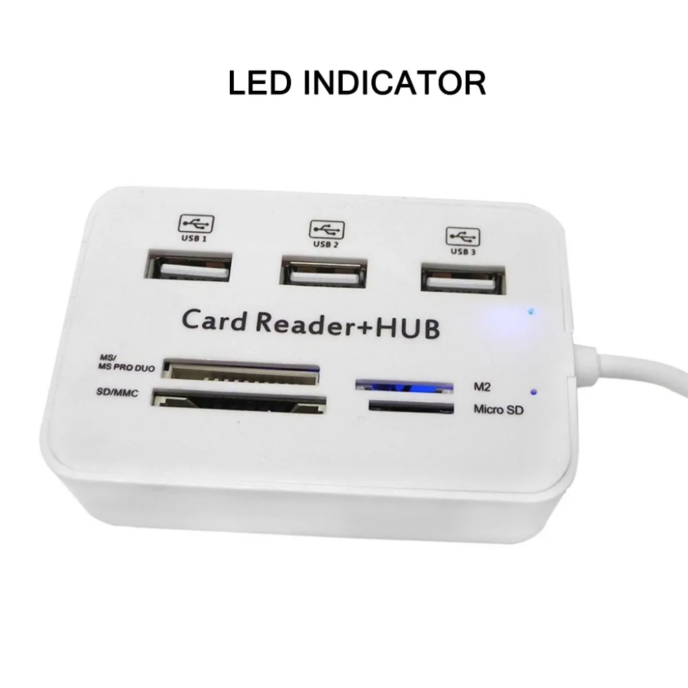 USB 2 0 кардридер MS/SD/M2/T-flash 5 Гбит/с | Компьютеры и офис