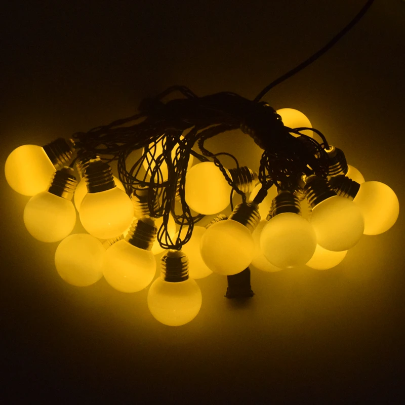 AIFENG 6 м 20led наружная светодиодная шаровая лампа 5 см, светодиодная гирлянда для гирлянды, вечерние, свадебные, задний двор, светящийся шар, светодиодная гирлянда