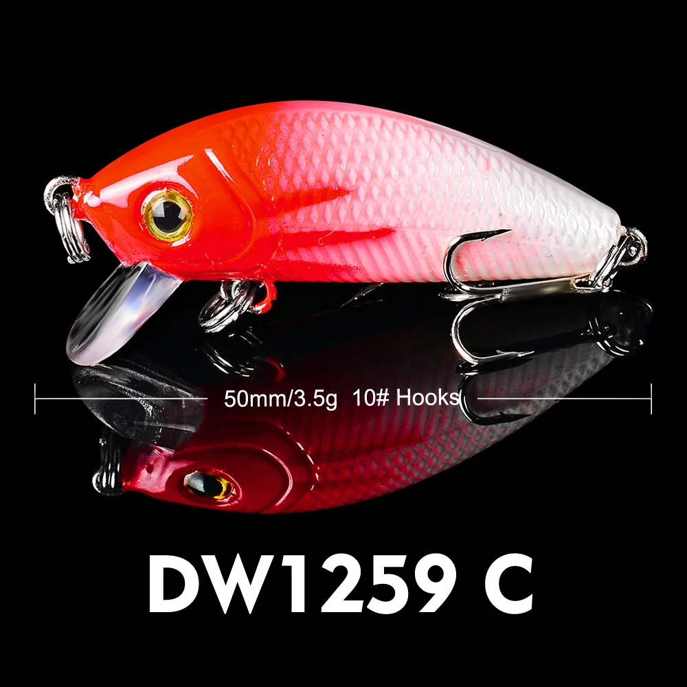 Приманки для рыбалки с принтом FLYBASS Minnow искусственные жесткие приманки 8 г-7 см/5