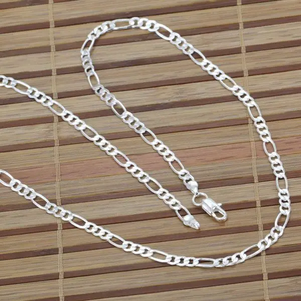 N102 24 промоакция! Посеребренное ожерелье оптом серебряная модная Ювелирная