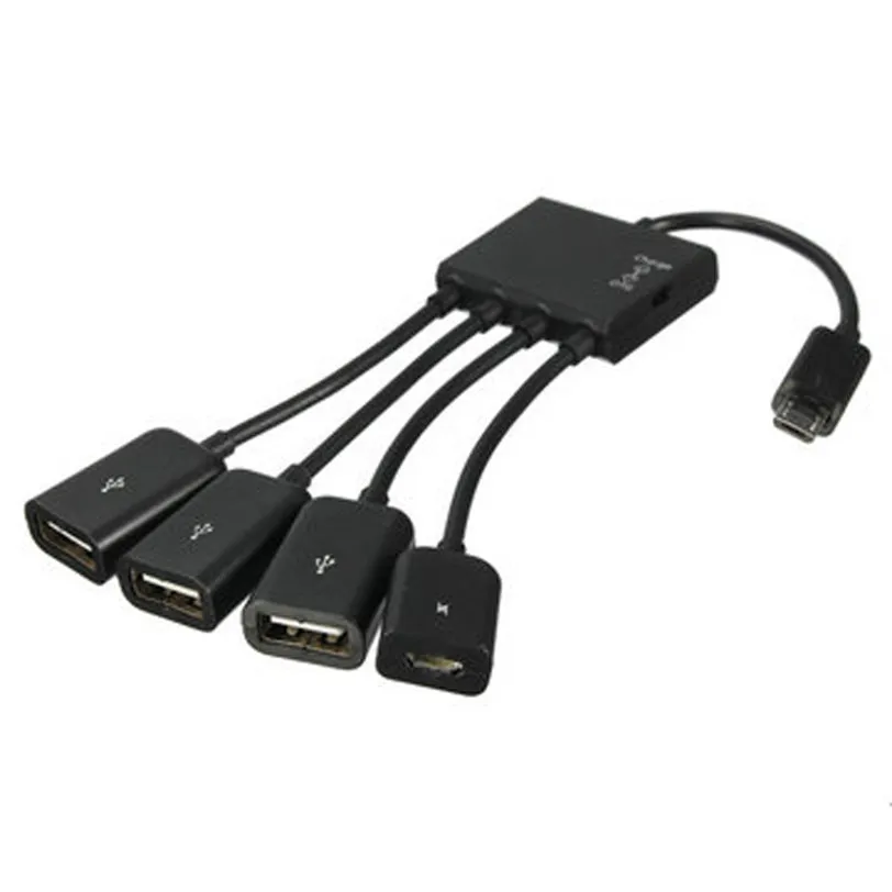 4 в 1 микро USB зарядный хост OTG Aug11 профессиональная заводская цена Прямая