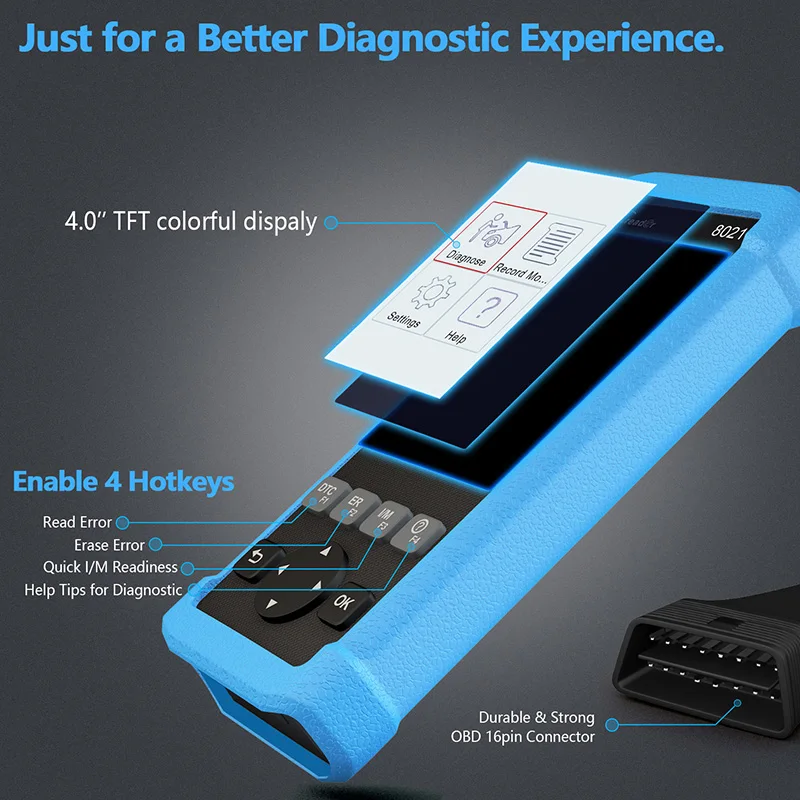 Старт CR8021 OBD2 сканер антиблокировочная система тормозов пассивной безопасности