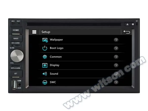 WITSON factory price!! car dvd Universal Double Din DVD Player+Mirror Link support+DSP+Capacitive Touch Screen+TPMS+DVR+3G WIFI |