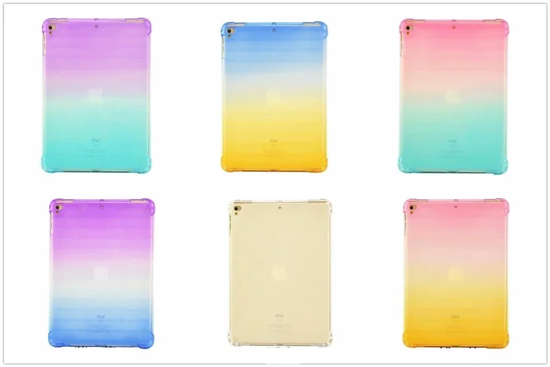 Чехол для iPad Pro 10 5 2017/iPad Air 2019 чехол градиентный прозрачный мягкий планшетов