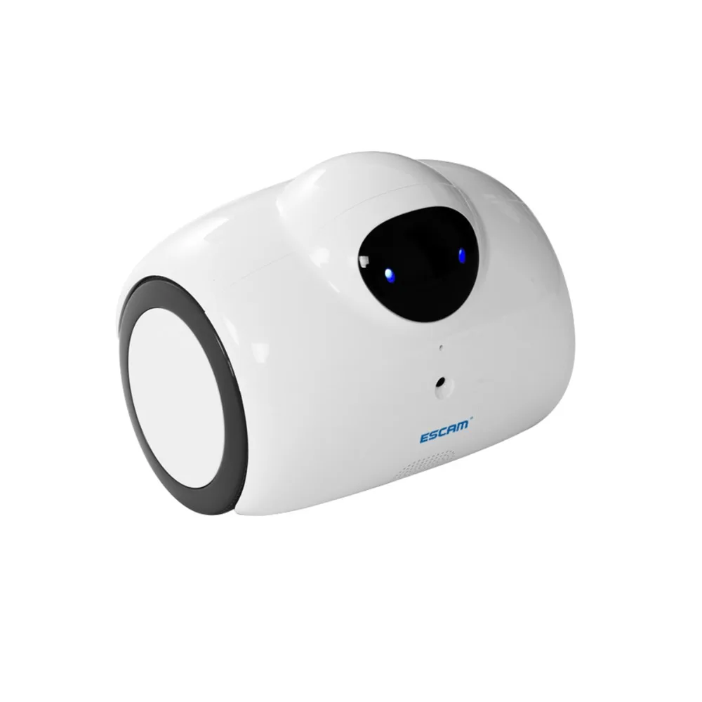 Escam робот QN02 Wi Fi мини Бытовой IP Камера 1.0MP HD 720P P2P Крытый Наблюдения Ночное Видение