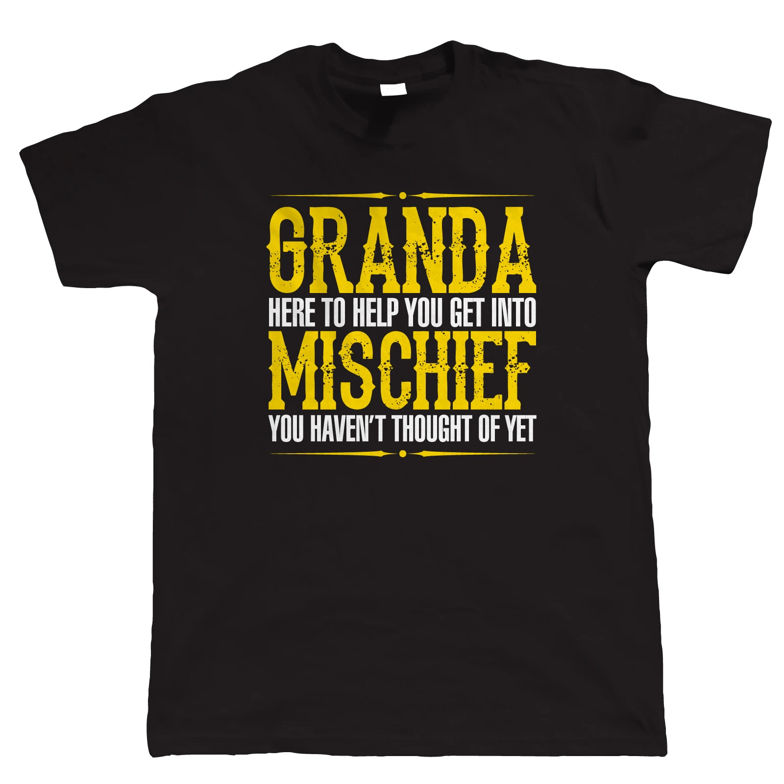 Granda Mischief Мужская забавная футболка подарок на день рождения отцов для Дедушки