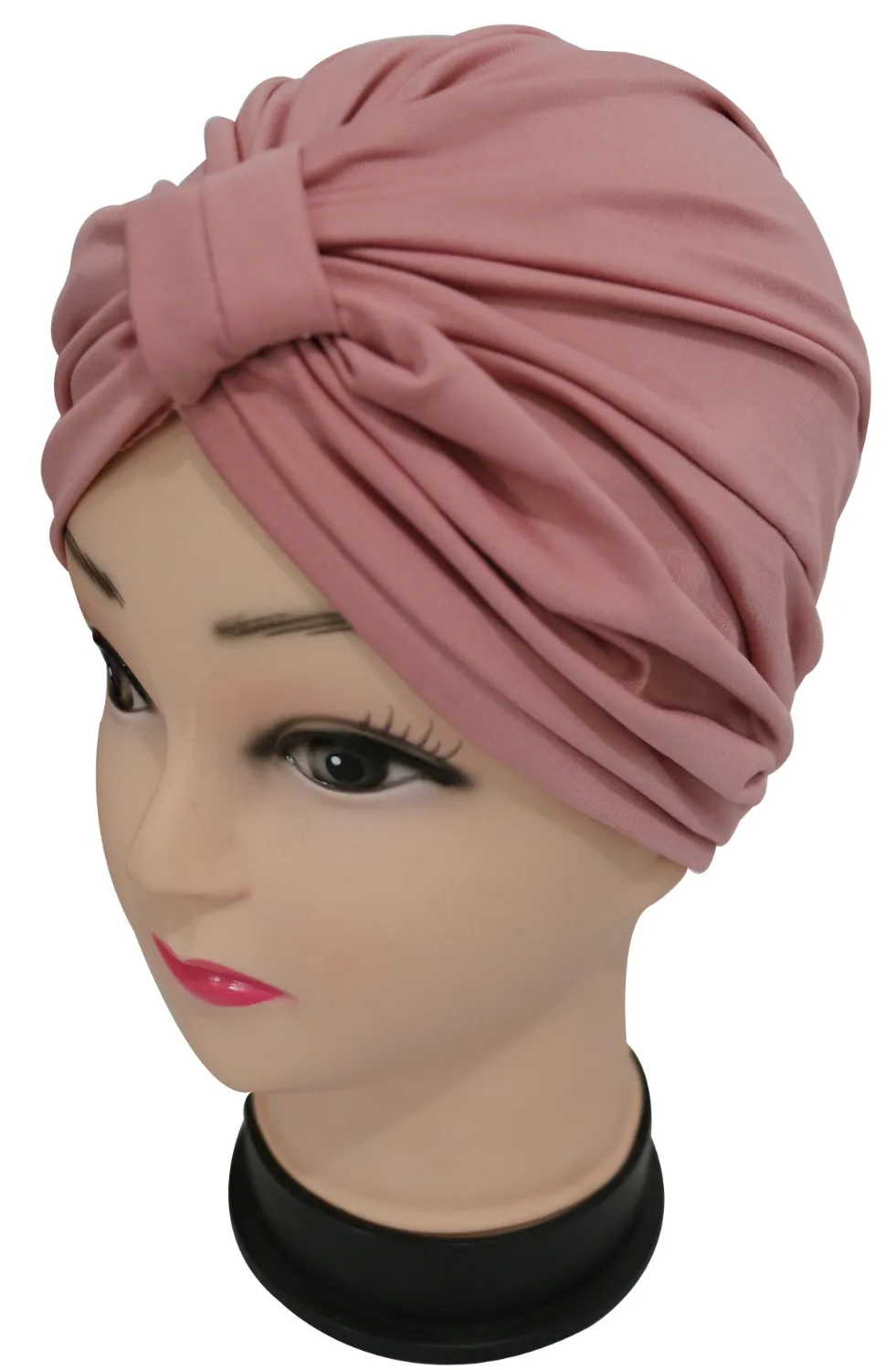 Женские шапки тюрбан черные бордовые темно синие однотонные из мягкого модала