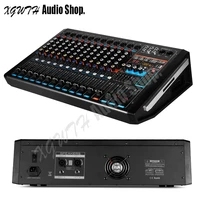 750w 750w 12 channel bluetooth audio amplifier mixer usb 99 dsp digital effects dj mixing console recording studio equipment