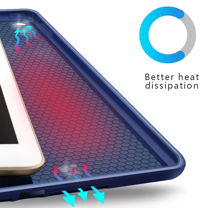 Цветной чехол UTOPER Trifold YiPPee для iPad Pro 9 7 дюйма флип-чехол из искусственной кожи с