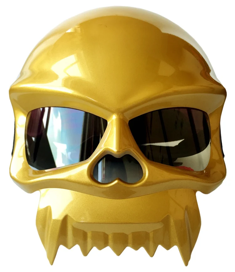Masei 429 череп Chopper Casco мотоциклетный шлем с черепом винтажные Ретро мотоциклетные