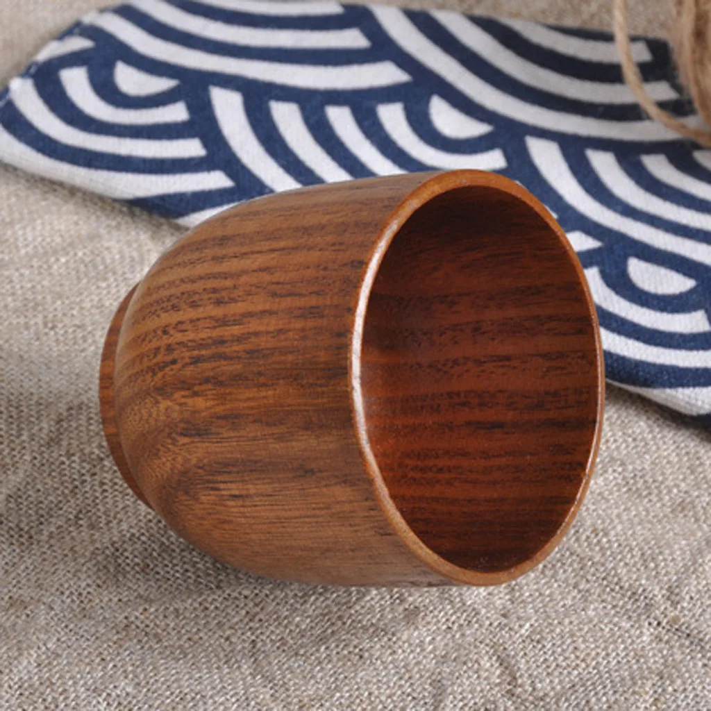 Новинка 2020 кружка из натурального дерева деревянная для кофе чая пива сока