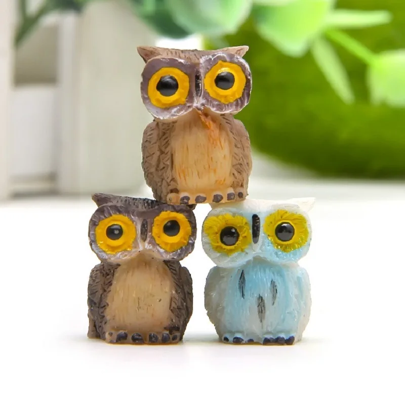 Лидер продаж ZAKKA продукты Kawaii Сова ПВХ Фигурки Игрушечные лошадки сад Книги по