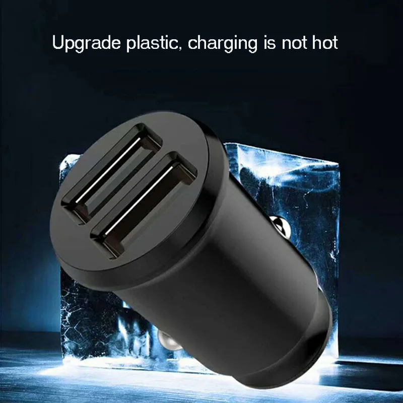 Rovtop мини USB Автомобильное зарядное устройство 3.1A автомобильное зарядное устройство двойное автомобильное usb-устройство для зарядки телефона для мобильного телефона gps адаптер в автомобиль для Iphone Xiaomi