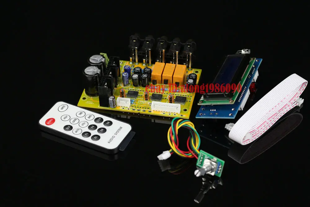 ZEROZONE Собранный Hifi PGA2311U 6-канальный пульт дистанционного управления громкостью