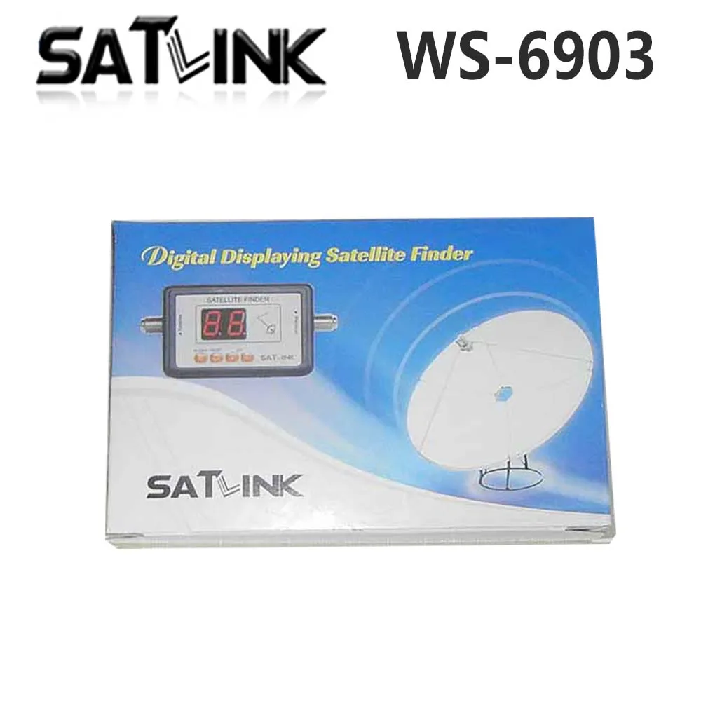 Оригинал Satlink WS 6903 спутниковое метр с Цифровой Показано Спутниковое Finder WS6903
