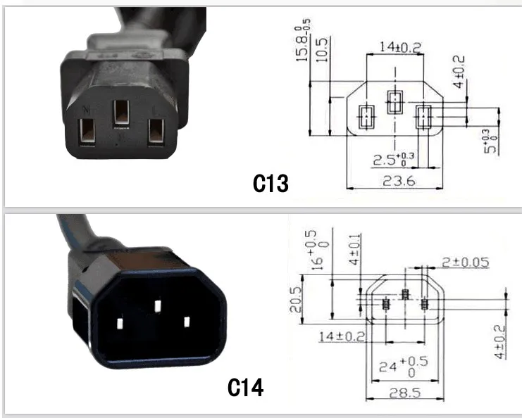 10 шт. Высокое качество IEC 320 C14 штекер для 4XC13 Женский Y Тип сплиттер шнур питания до