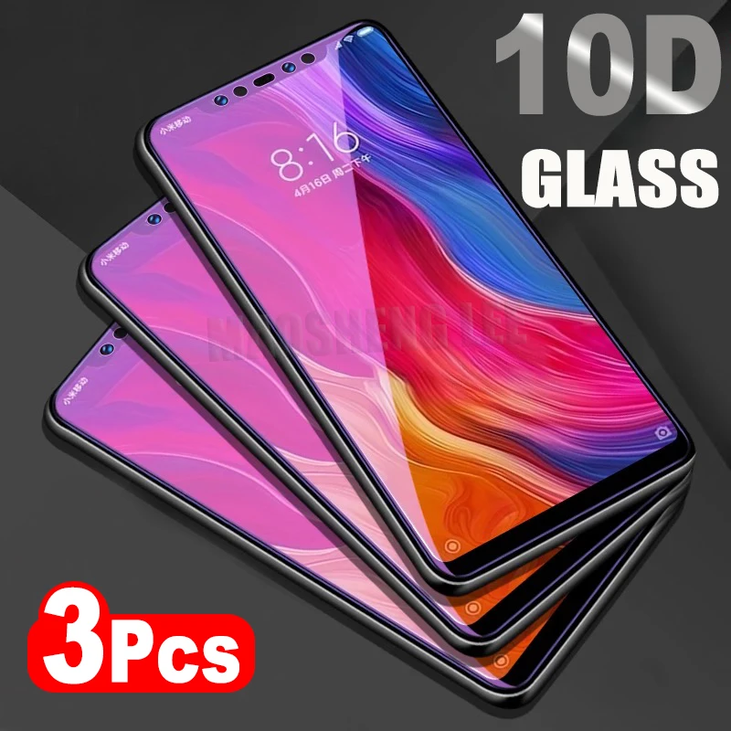 Закаленное стекло 3 шт./лот для Xiaomi mi 8 Lite SE защита экрана из закаленного стекла