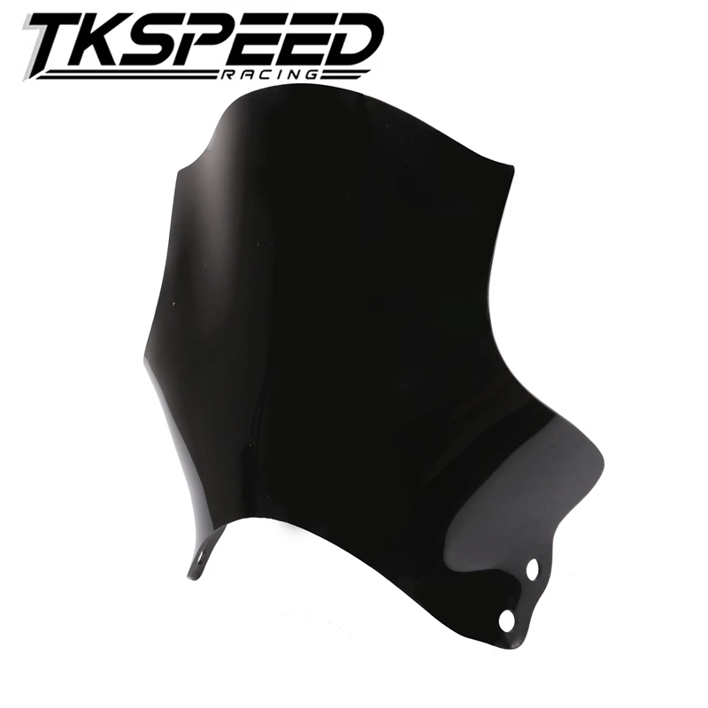 Motorcycle Windshield/Windscreen Screws Motocicleta Wind Deflector Bike For Honda CB400 Super Four CB400SF transparent/Black | Автомобили