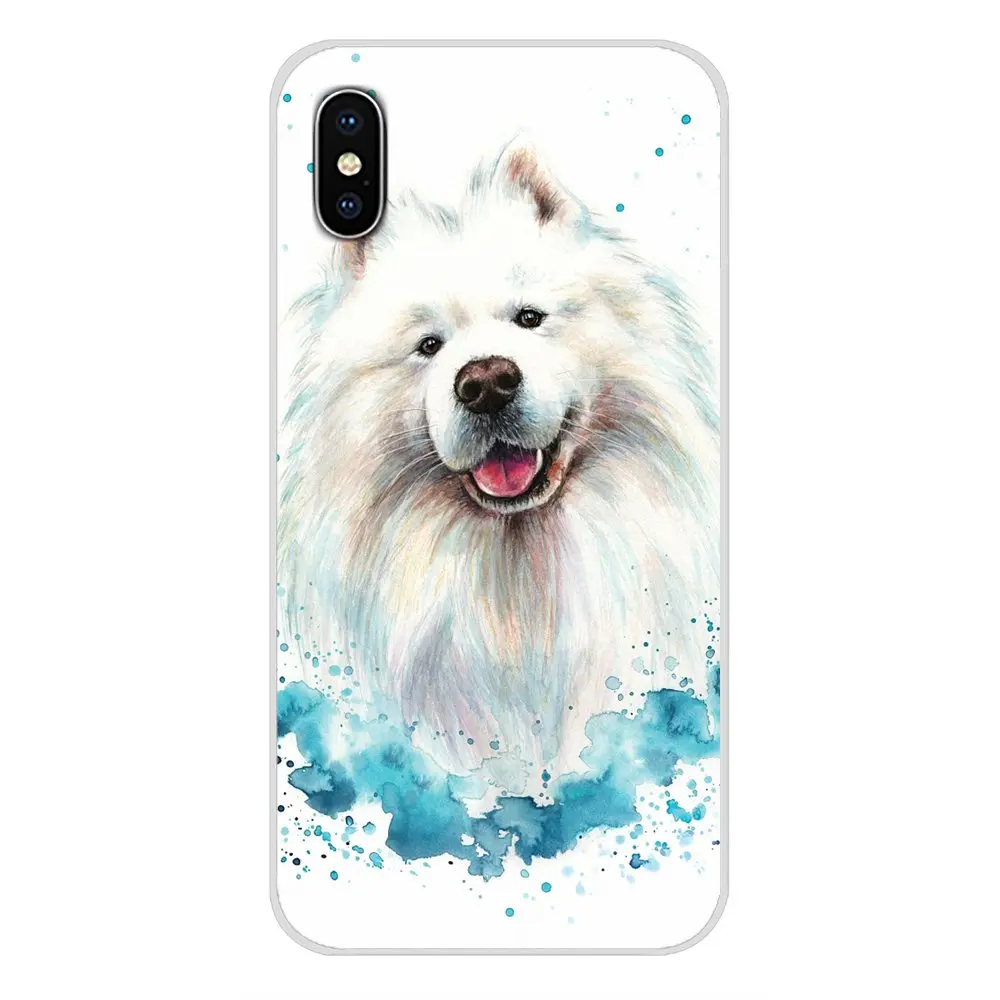 Аксессуары для Samsung Galaxy A3 A5 A7 J1 J2 J3 J5 J7 2015 2016 2017 чехлы телефонов с милым самоедом и