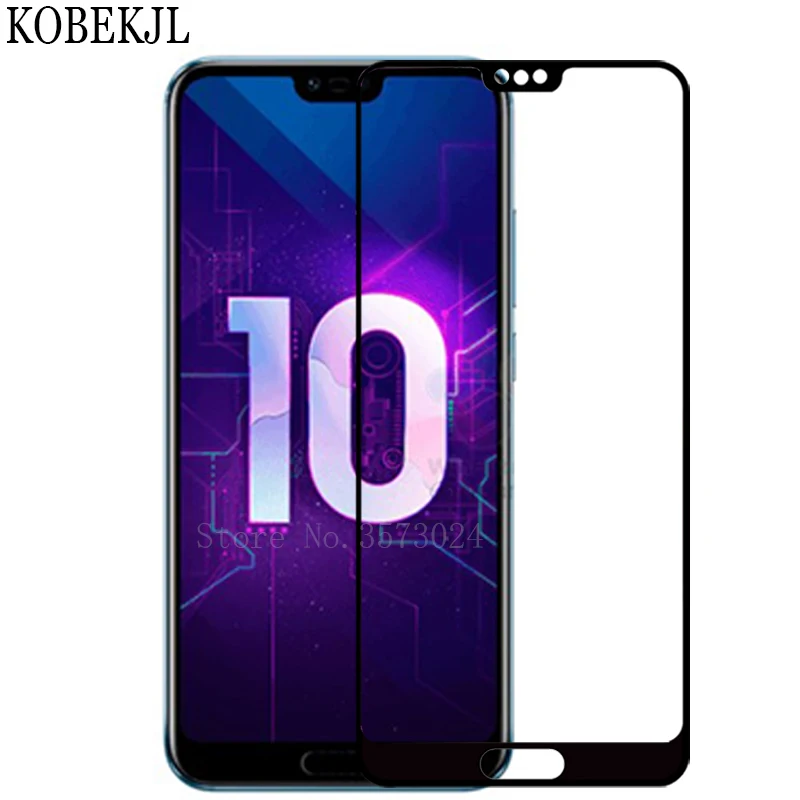 Закаленное стекло для Huawei Honor 10 Защитная пленка экрана с полным покрытием 5