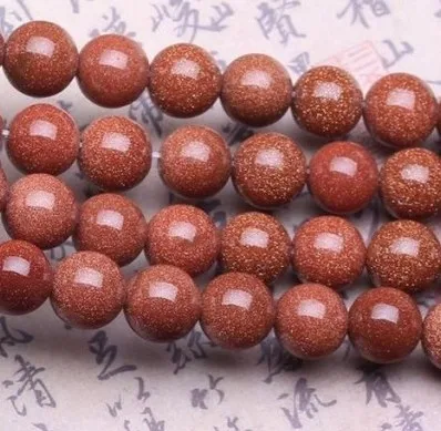 Мужской браслет STENYA с золотым песком ювелирные изделия бусины круглой формы