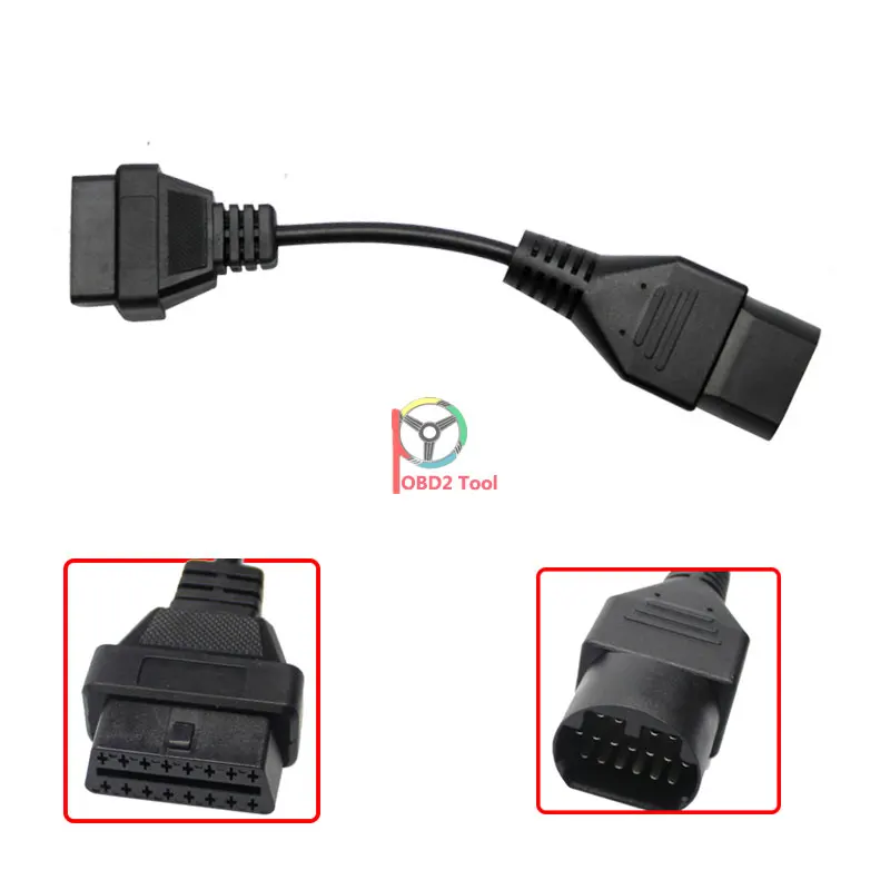 Для Mazda 17Pin до 16Pin OBD 2 OBD2 кабель диагностический Соединительный адаптер для Mazda 17 Pin до 16 Pin сканер Код разъемы