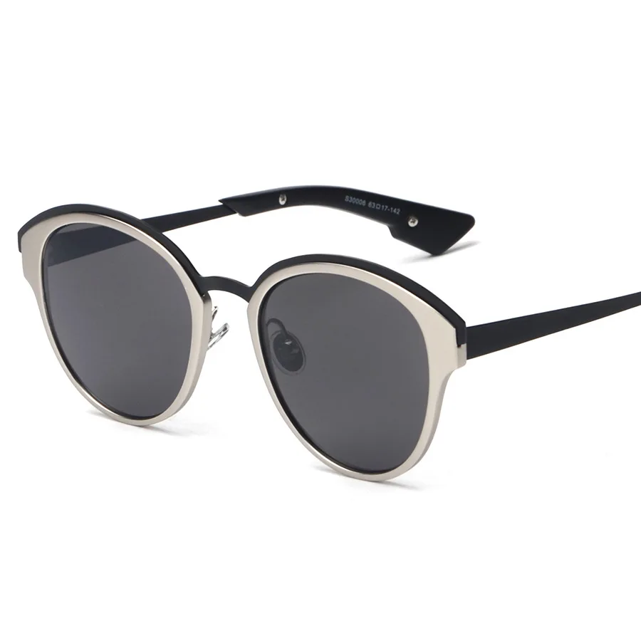 Высокое Качество Кошачий Глаз Женщины Солнцезащитные Очки Золото Металл Gafas de sol