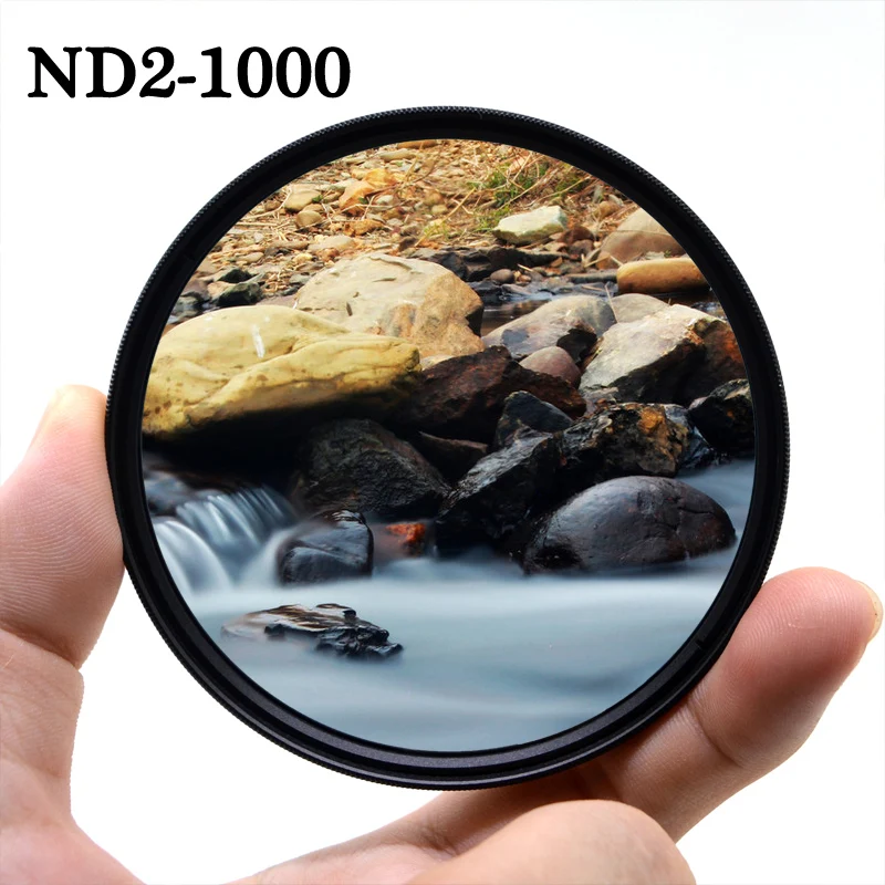Фильтр объектива KnightX ND2 до ND1000 ND для canon eos sony nikon color d80 1200d dslr d600 d5300 d70 49 мм 52 55 58 67 77