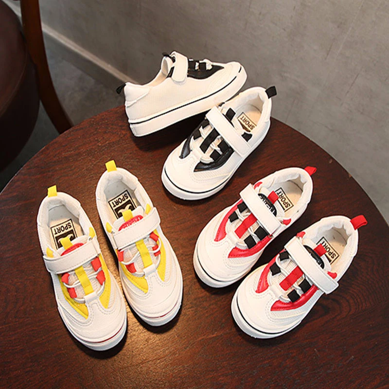 CANDOMOM 2018 New Children Sports Running Magic Sticker Shoes For Boy Wear Rresistant Sneakers Outdoor Breathable | Спорт и