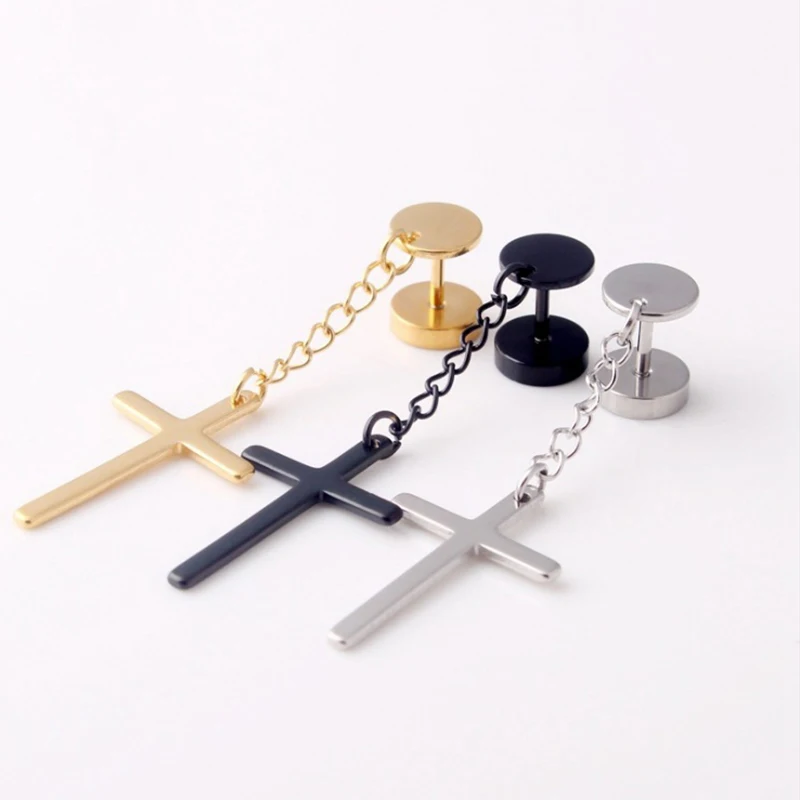 Серьги-гвоздики Mling из нержавеющей стали для женщин гипоаллергенные ювелирные